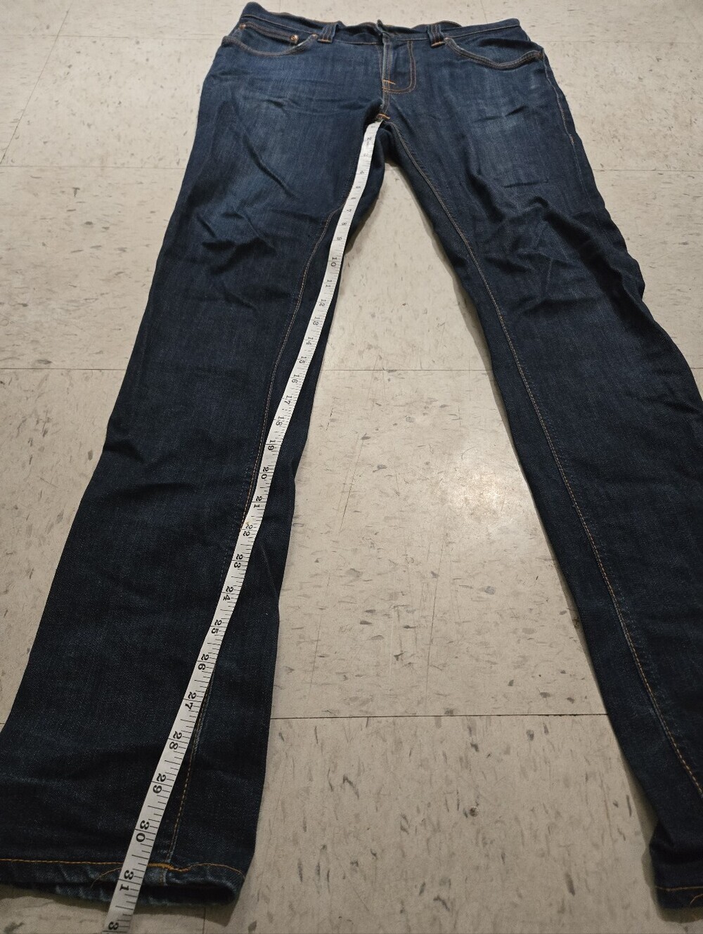 nudie jeans | thin finn | organic dry | Blue Denim Jeans | early 2000s - Picture 12 of 12